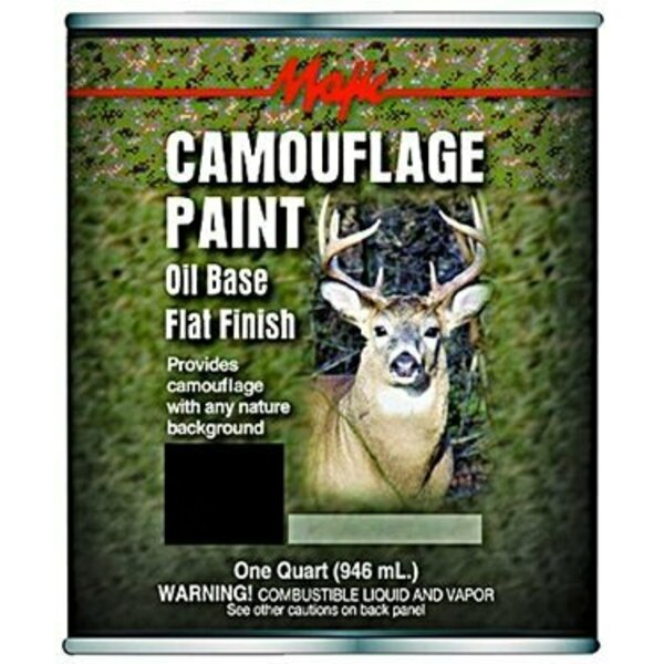 Majic Paints 8-0851 PAINT QT BLACK CAMO 2425443